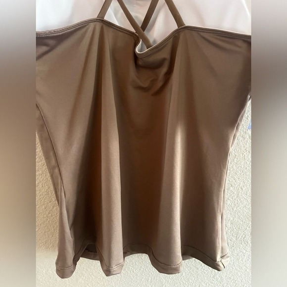 Hapari SZ Medium (8-10) Women's Mocha Luxe Swim Tankini - Picture 12 of 13